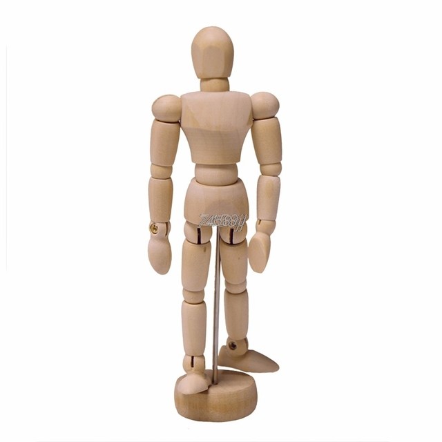 Artist Wooden Manikin Mannequin Sketch Sculpting Lay Figure Drawing Model  Jointed Doll Movable Limbs Body Toys G03 Drop ship - AliExpress